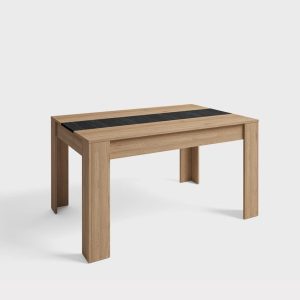 TABLE RECT EXT NATURA 160 CM  NATUREL/BOCAMINA 14871