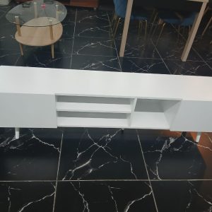 LIKY MEUBLE TV BLANC 160X30X45