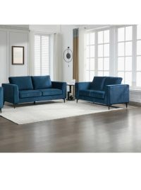 LESLEY CANAPE 3 +2 PLACES BLEU FONCE