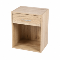 Table de chevet 1 tiroir « Pratik » 48cm chêne naturel