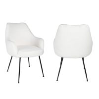Borja chaise Blanc & Noir
