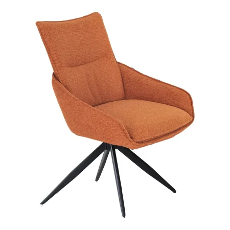 HAMBURG CHAISE ORANGE & NOIR