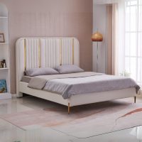 LABZAK lit 160 X 200 cm – en similicuir