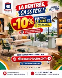 PROMO RENTREE CHEZ DISCOUNT IVOIRE