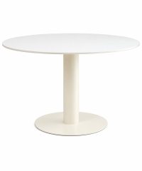 Aurora table blanc D130 H76CM