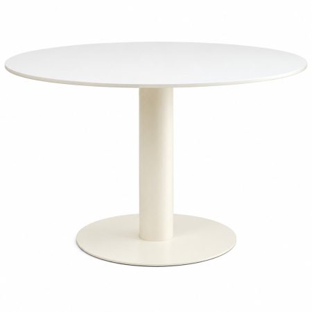 Aurora table blanc D130 H76CM